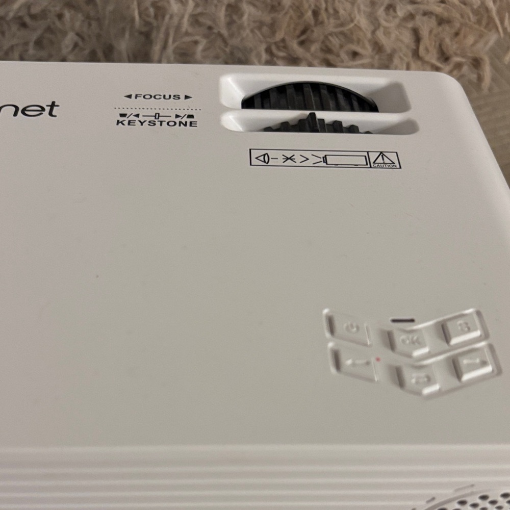 White Amoner Movie Projector